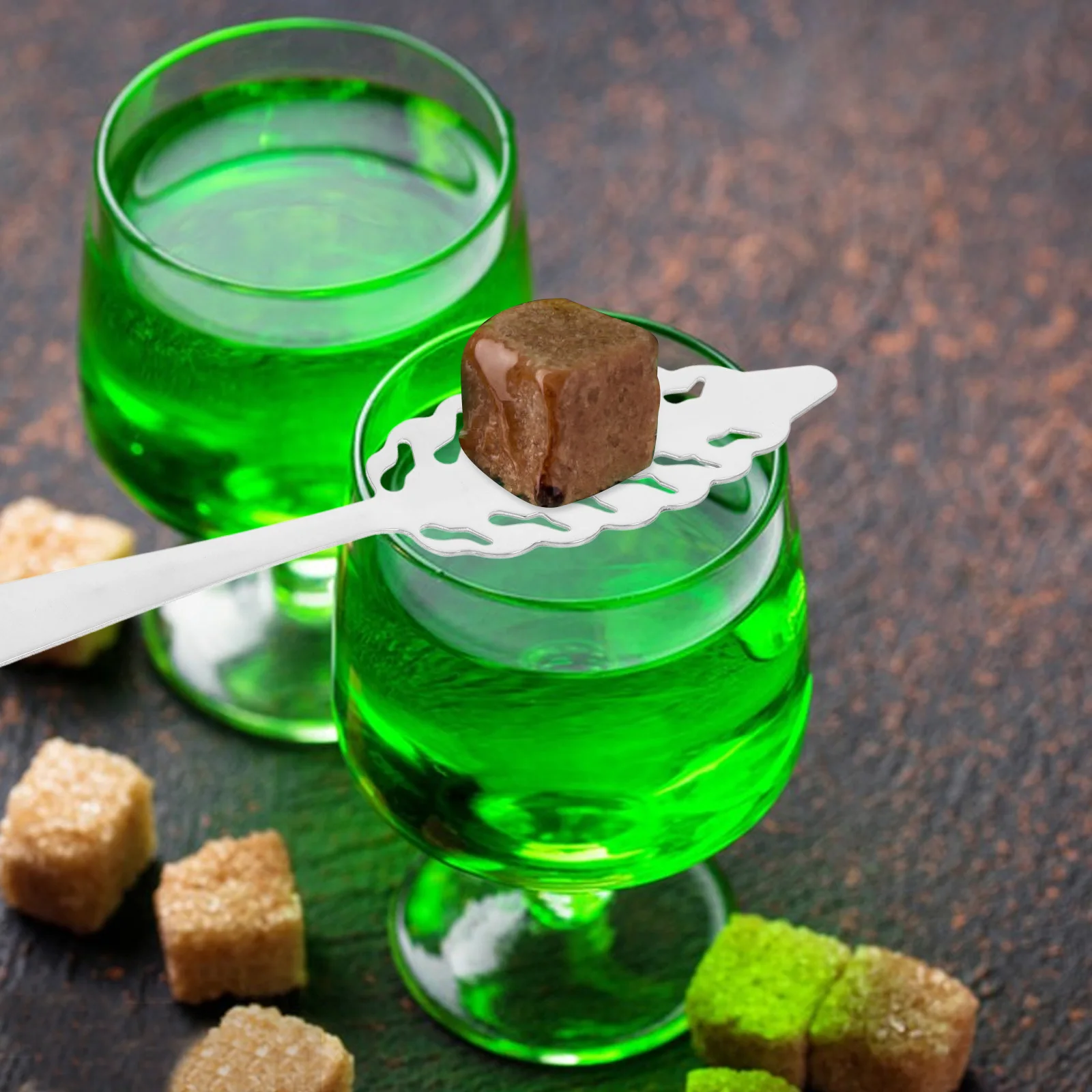 

Premium Stainless Steel Absinthe Spoon Dripper Hollow-Out Design for Smooth Filtering Multi-Function Bar Accessory