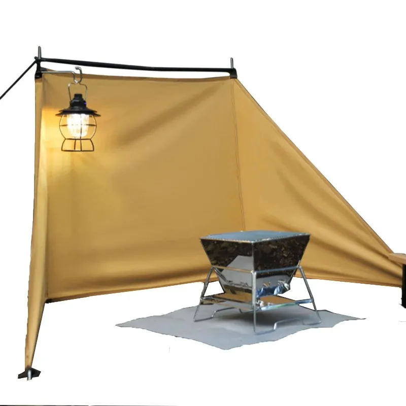 

Camping Oxford Cooking Windshield, Foldable Camping Wind Screen, Wind Blocker With Storage Bag for Outdoor Picnic