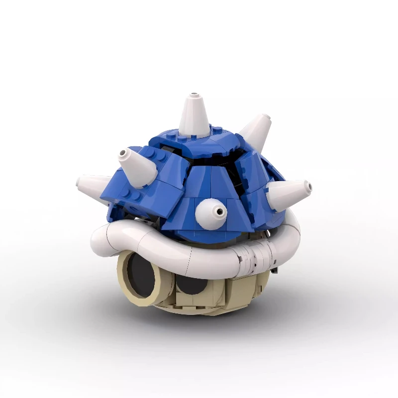 Moc anime série criativa tartaruga escudo blocos de construção conjunto dos desenhos animados bonito animal stinger tartaruga modelo diy crianças brinquedos presente aniversário