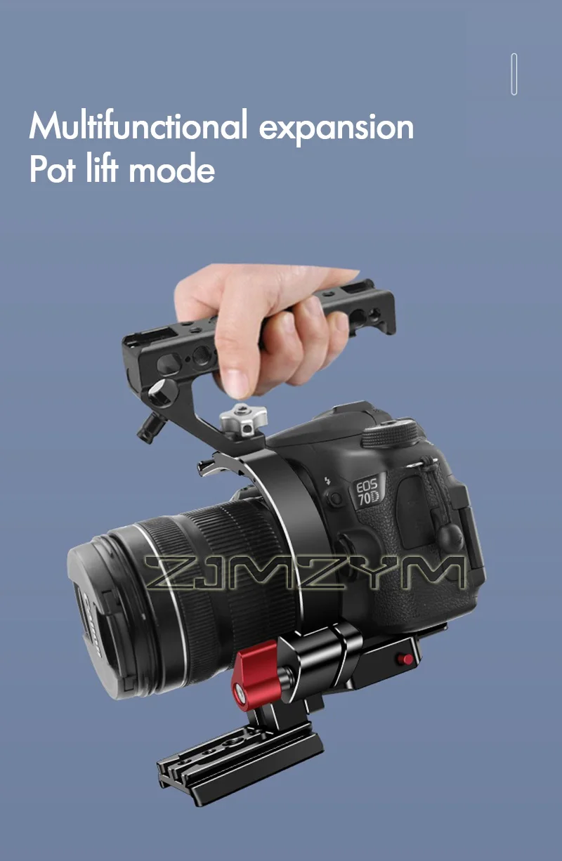 

Новый кронштейн для поддержки объектива, полукруглое кольцо, горизонтальная и вертикальная съемка, универсальный для держателя видеокамеры