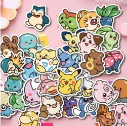 Pokemon-Geschenke für Geburtstagsfeiern, Aufkleber, Geschenktüten, kleine Geschenke für Jungen und Mädchen