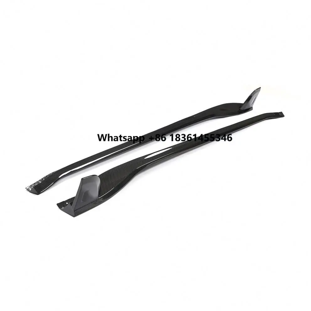 

for 992 911 Turbo S Coupe 2-Door 2019-2021 Dry Carbon Fiber 992 Side Skirts Winglet