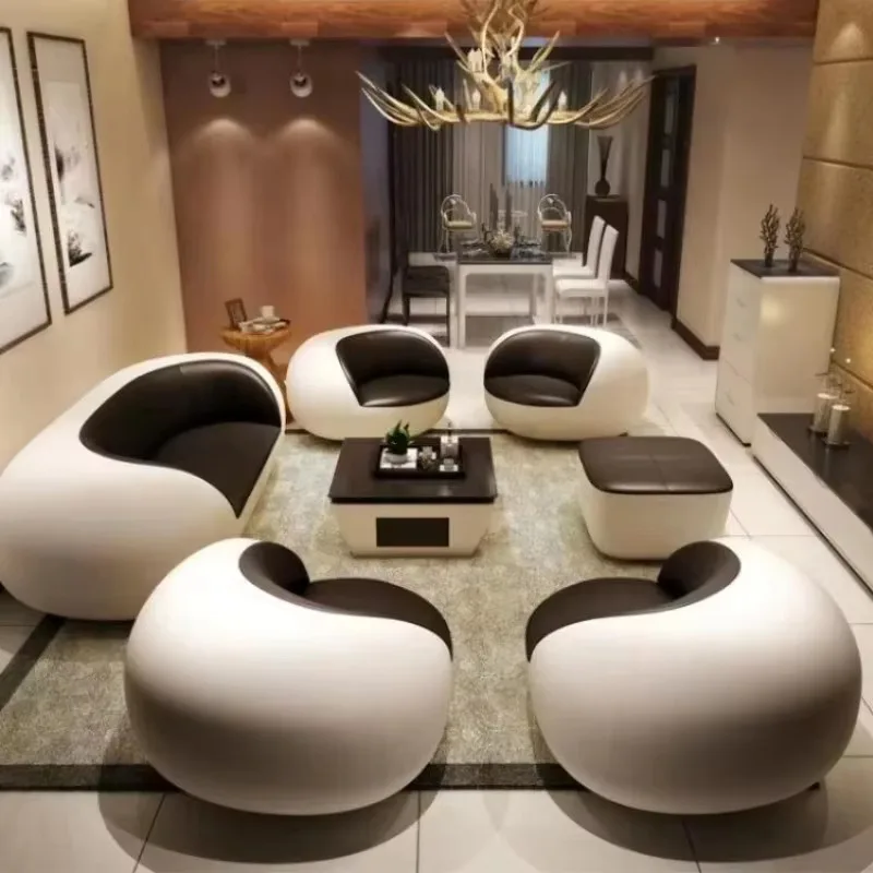 Cute Fancy Living Room Sofa Set Luxury Soft Lazy Nordic Loveseat Modern Sofa Puffs Lounge Divano Soggiorno Apartment Furniture
