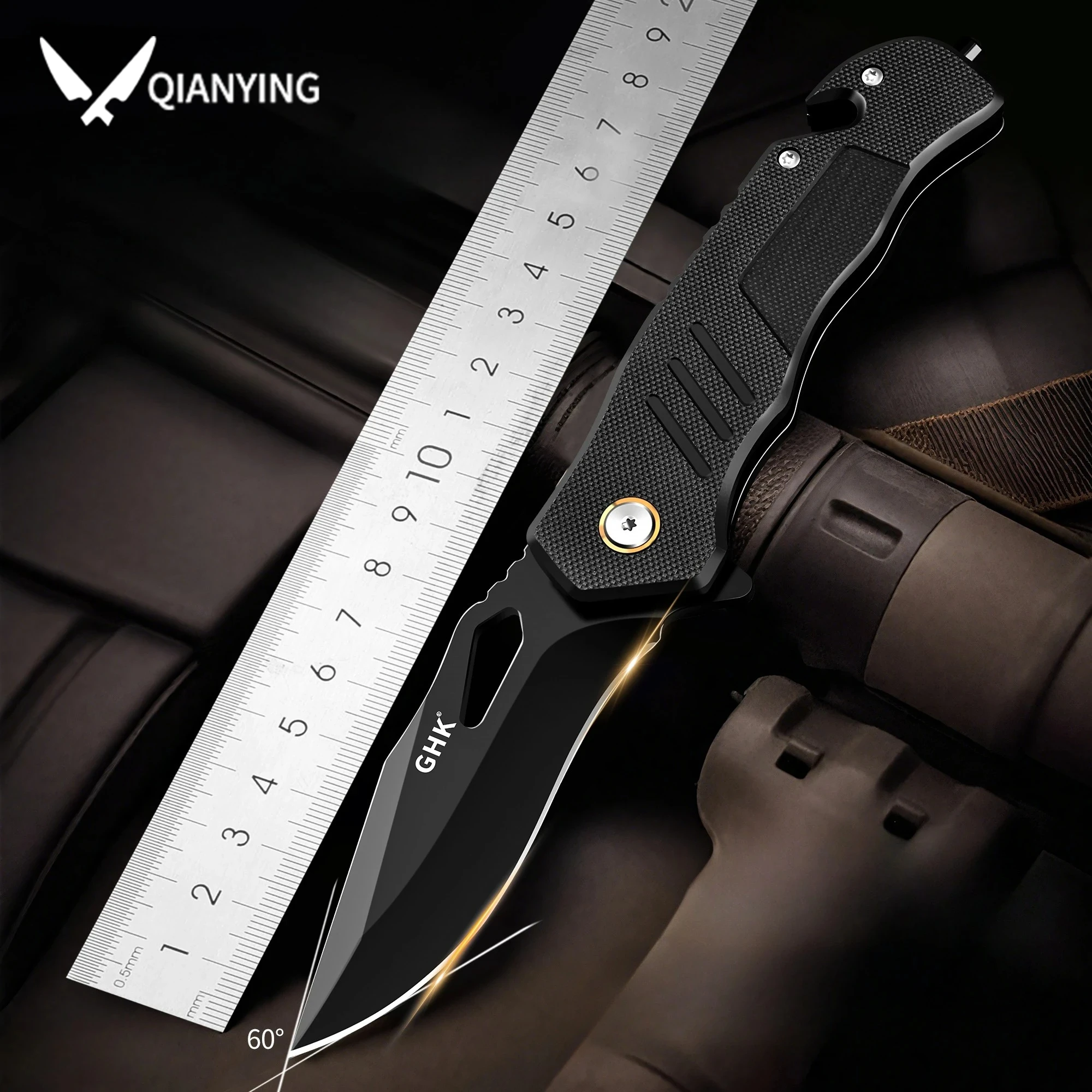 

7CR Складной нож из высокоуглеродистой стали, уличный карманный нож, фруктовый нож, портативный нож для выживания в полевых условиях, многофункциональный инструмент edc, острые ножи