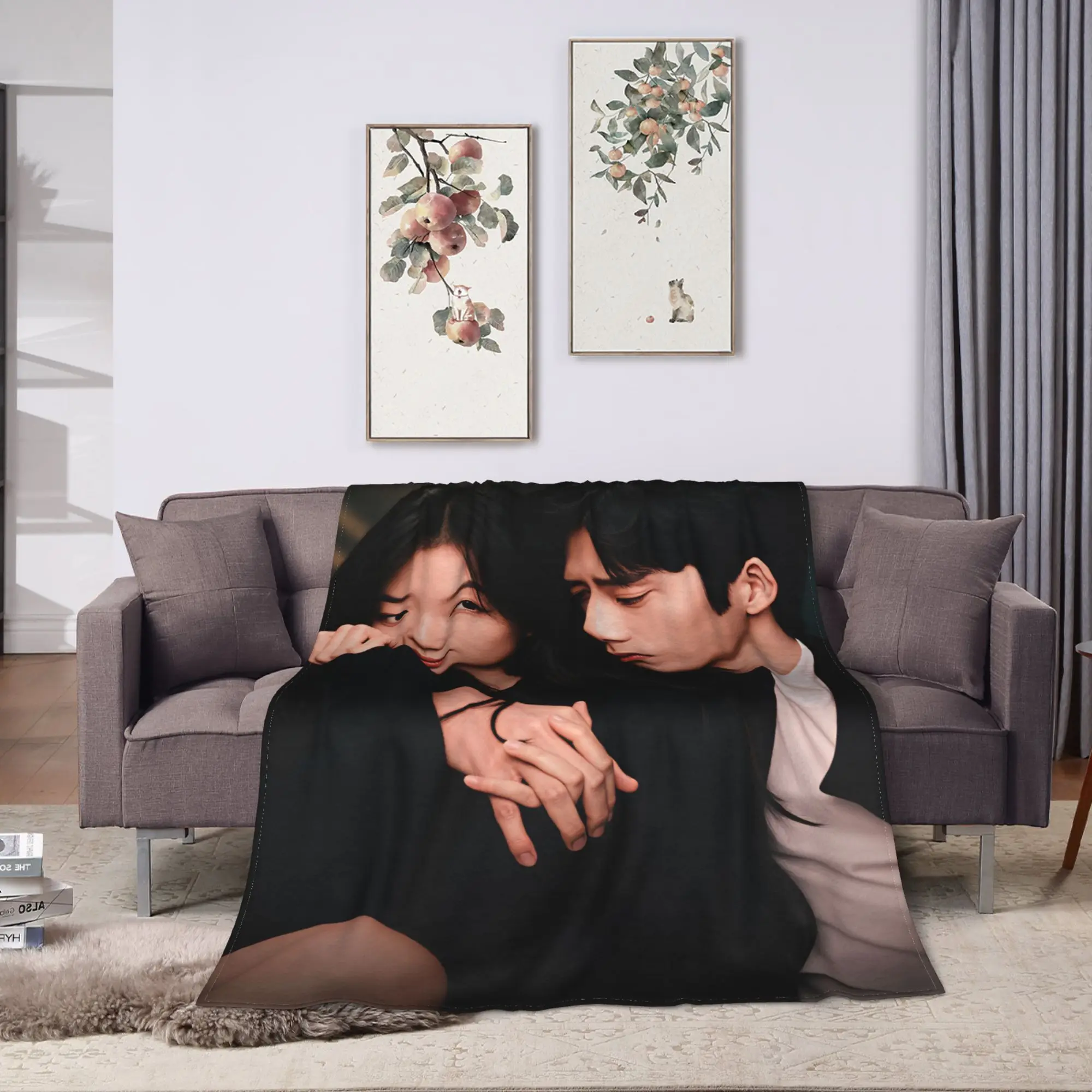 The Early Spring Warm Soft Blanket C Drama Girls Boys Plush Throw Blanket Funny Living Room Flannel Bedspread Sofa Bed Cover