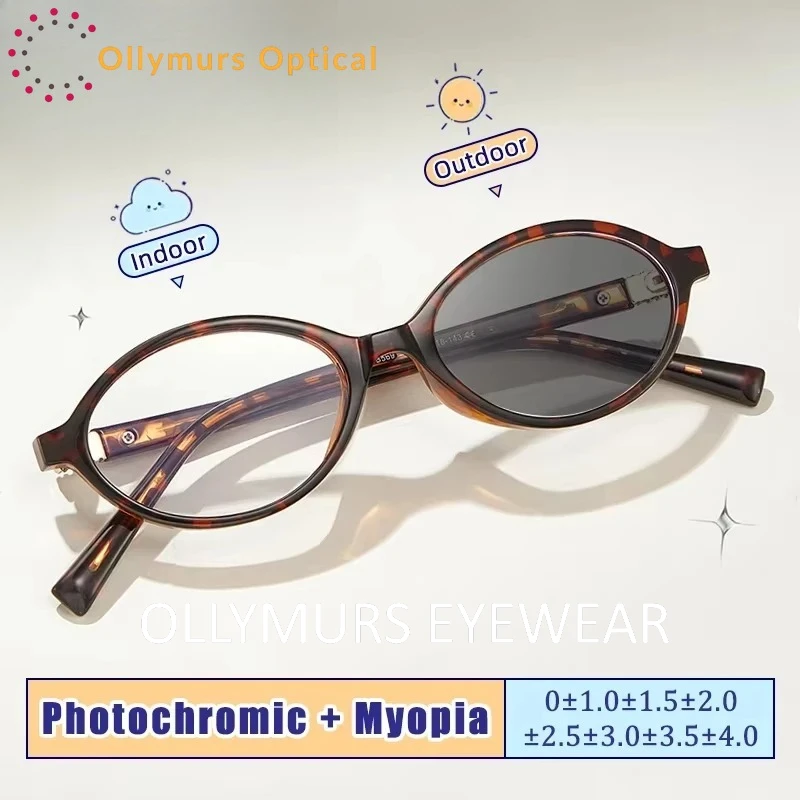 

OLLYMURS Retro Glasses Women Oval Small Frame Adjustment Glasses Autumn Winter Fashion Reading Glasses