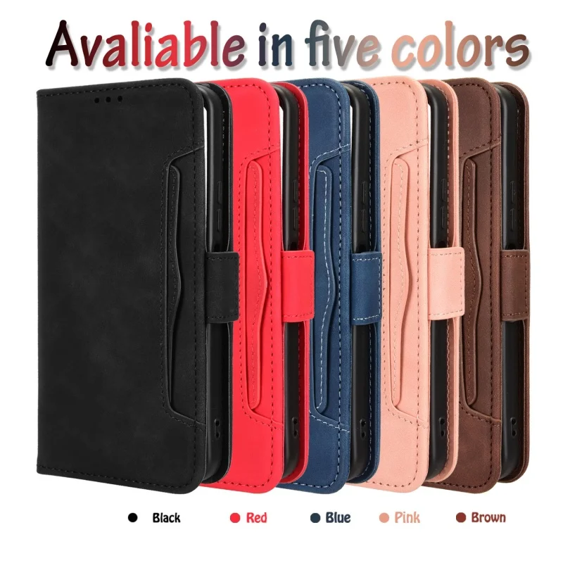 For Redmi 15 4G Case Premium Wallet Leather Flip Multi-card slot Cover For Xiaomi Redmi 15 4G Redmi15 Phone Case