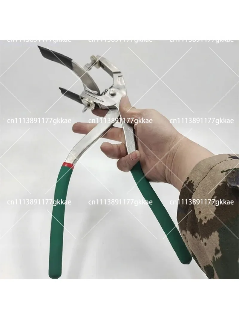 Auto Metal Crimper Vise, Dent Edge Flanging Pliers with Anti-Slip Grip for Car Body Repair, DIY Garage Use