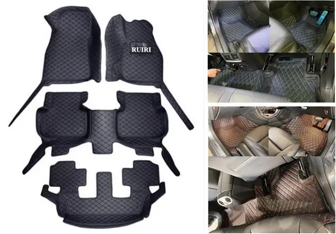 

High quality rugs, Custom car floor mats for Right hand drive Mercedes Benz EQB 250 300 350 7 seats 2025-2022 waterproof carpets