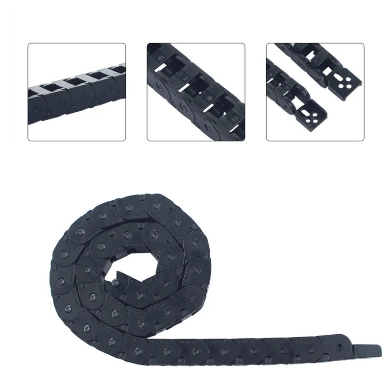 3D Printer Accessories: Wear-Resistant Open Bridge-Type Nylon Drag Chain for Creality K2 PLUS Extruder, with Stable Operation