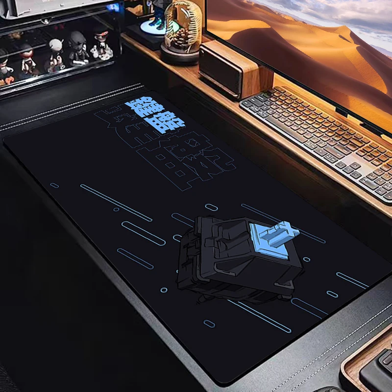 Antislip Rubber Gaming Mouse Pad, Computer Desk Mat, Teclado Switch, Laptop Gamer Room Decoration, XXL, 90x40 Grande Mousepad