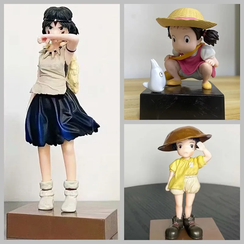 In Box 12cm Setsuko Figures Anime Tombstone For Fireflies Hotaru No Haka Cute Girl Figurine Model Ornament Doll Gift Statue Toy