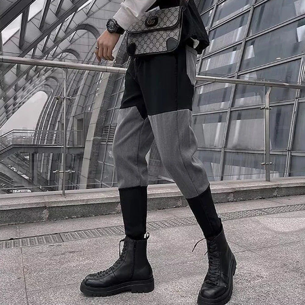 Mens Y2k Casual Pants Spring And Autumn Loose Straight Trousers Trendy Men'S Leggings Pants Plus Velvet Thick Trendy Mens Pants