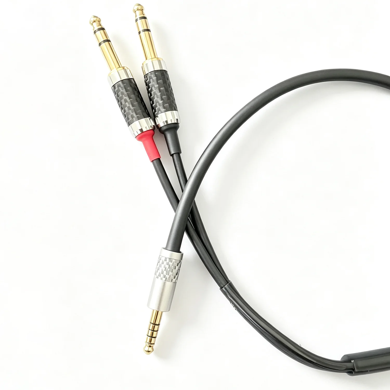 4.4mm Male 5-pole to 2x 6.35mm 1/4