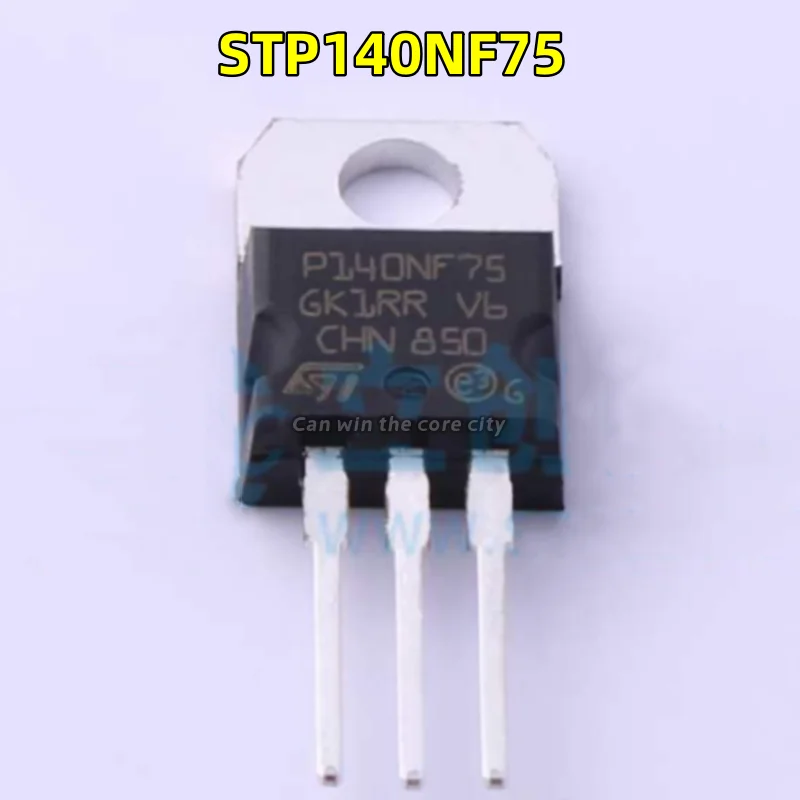 

1-100 PCS/LOT STP140NF75 P140NF75 TO-220 straight into 120A/75V MOSFET field effect tube N channel new spot