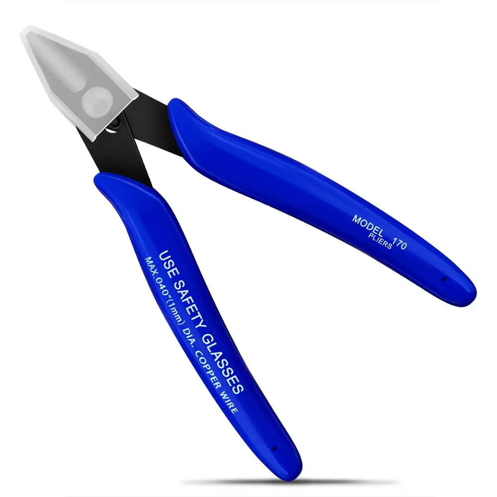 EUA EUA Americano Platão PLATO-170 DIY Eletrônico Alicate Diagonal, Wishful Clamp, Lado Pinças De Corte, Cortador De Fio, Fit para DIY