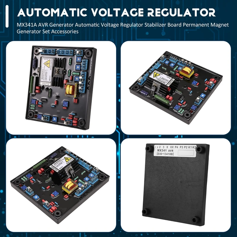 MX341A AVR Generator Automatic Voltage Regulator Stabilizer Board Permanent Magnet Generator Set Accessories