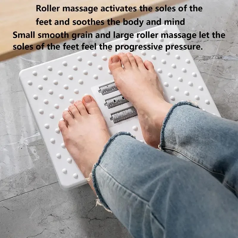 Under Desk Footrest with Massage Ergonomic Foot Stool with Massage Foot Stool For Home Office Toilet Footstool