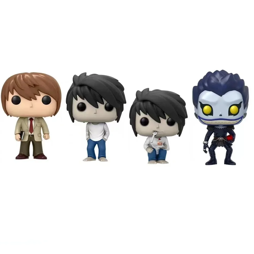 New Arrival FUNKO POP Death Note Light #216 RYUK #217 #218 L with Cake #219 Action Figure Toy Collectible Vinyl Dolls Movie Toys