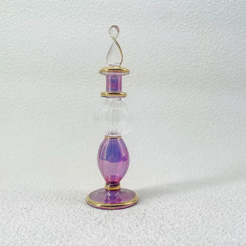 Egyptian perfume bottle, handmade 8cm flavor bottle, glass bottle for delicate ornaments, ornaments and souvenirs