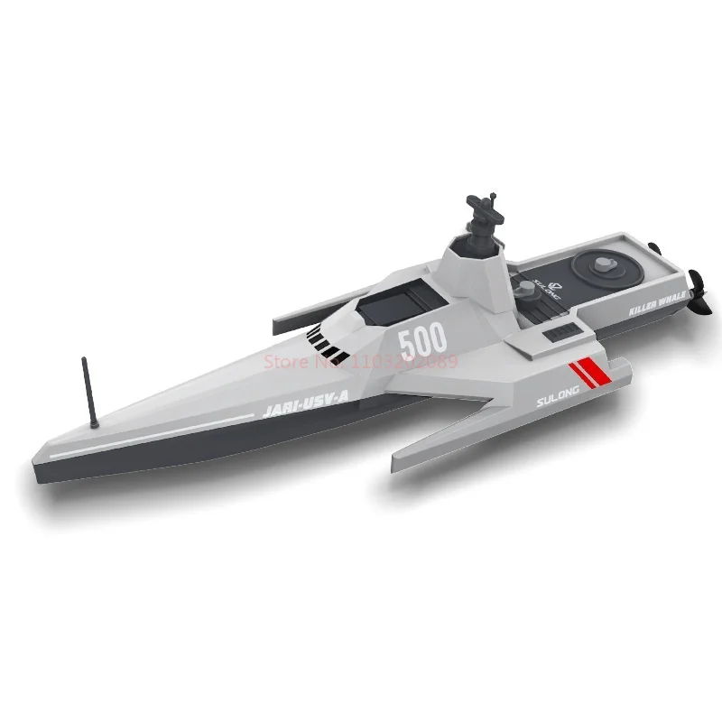 Nieuwe Zomer Rc Op afstand bestuurbare boot Speelgoed Snelle boot Orka Op afstand bestuurbaar Onbemand schip Hoge snelheid elektrisch kinderspeelgoed