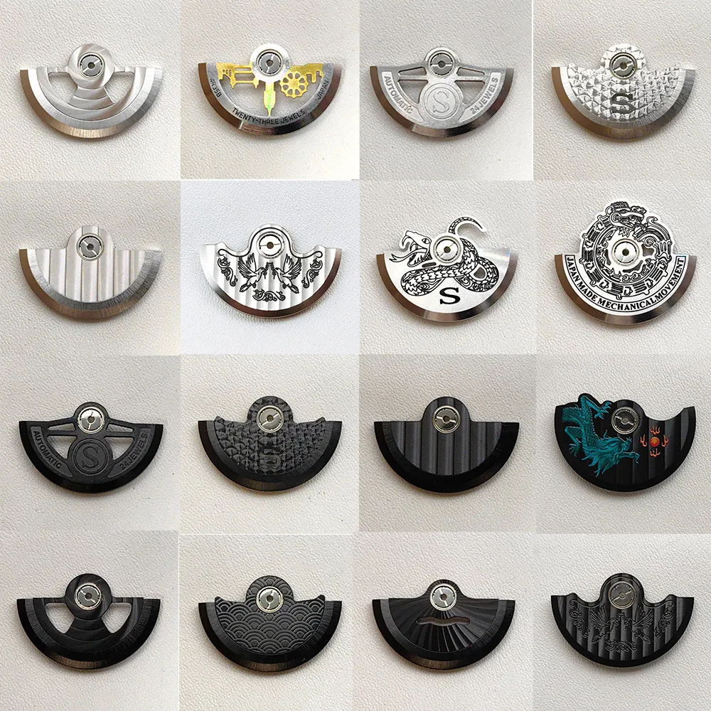 NH35 Movement Rotor Hammer Fit for NH36 NH38 NH39 4R35 7S26 NH35 Movement Pendulum Oscillating Weight Hammer Rotor PartS
