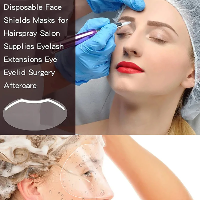 Máscara descartável do cabeleireiro da proteção ocular, isolar a ferramenta do corte de cabelo, proteção facial, escudo da testa, ferramentas do salão