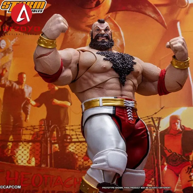 2025 Q2 Storm Toys CPSF29 ZANGIEF 4 Head Sculpts Action Figure Male Soldier Full St Collectible Model Toy