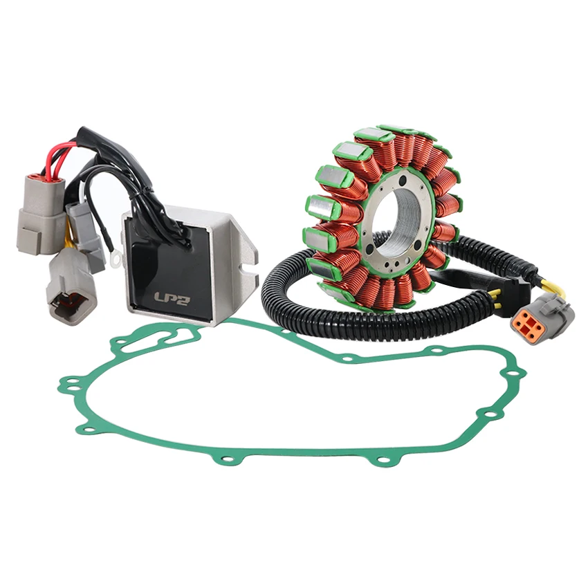 Snowmobile Charging Kit Stator Assy Rectifier Regulator Gasket For Ski-Doo Expedition TUV V-800 4-TEC Skandic SWT V-800 YetiII