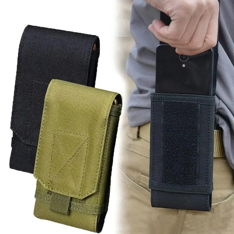 

Outdoor Camo Bag Tactical Phone Holder Sport Waist Belt Case Waterproof Nylon EDC Sport Hunting Camo Bags in Backpack