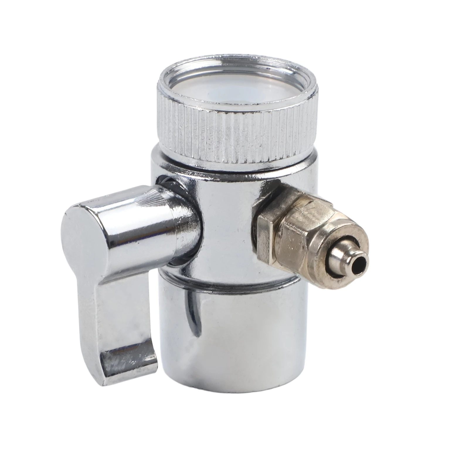1pc Sink Diverter Valve Above Counter Water Filter For 1/4in RO Tubing Faucet Diverter Valve M22 22MM Female Thread Bathroom Acc
