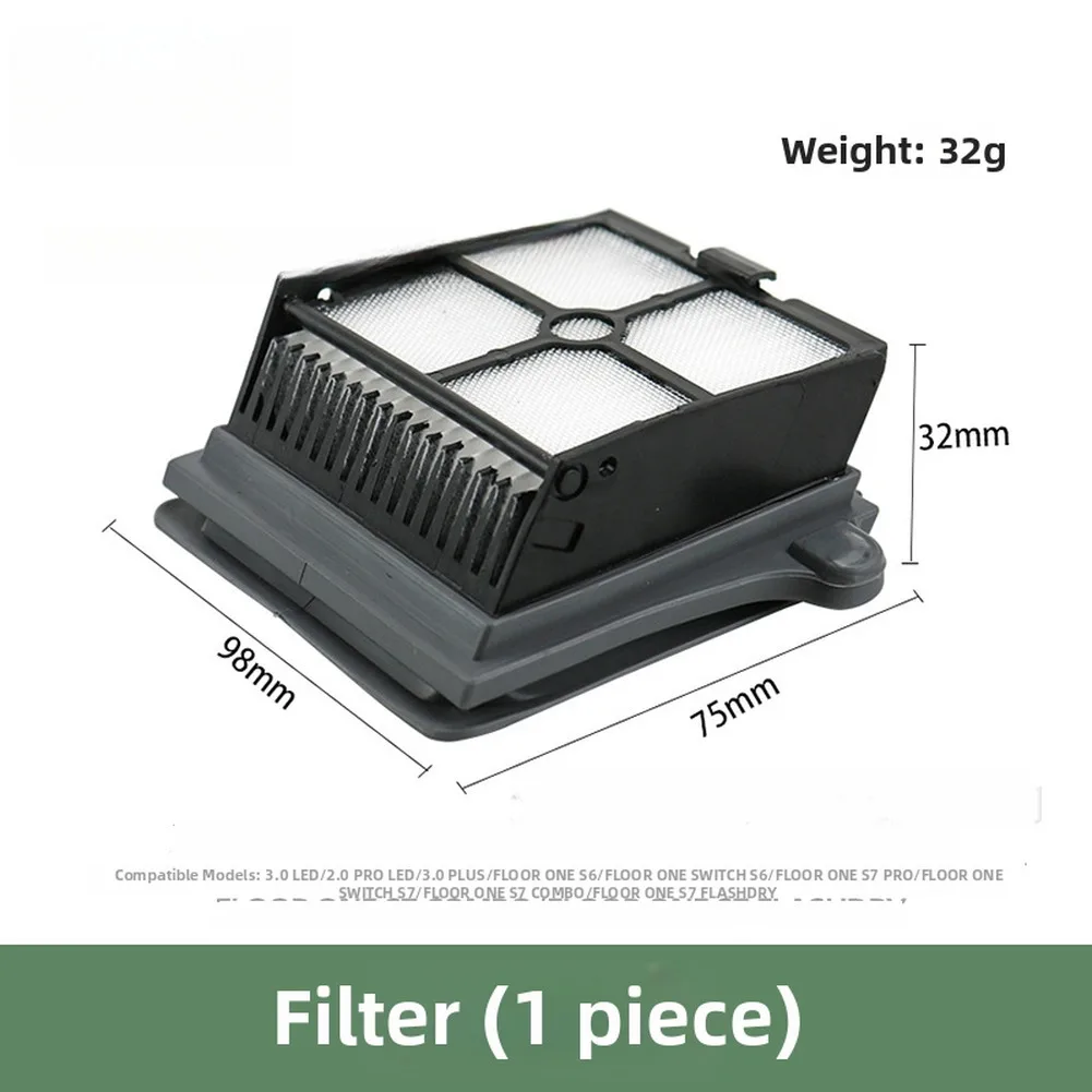 6PCS HEPA Replacement Filters For Tineco Vacuum Cleaner With Cleaning Brush For SWITCH Artist S5 For I6/i5 Stretch Models