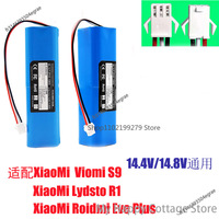 5200-12800mAh For XiaoMi Lydsto R1 Roidmi Eve Plus Viomi S9 Robot Vacuum Cleaner Battery Pack Capacity Accessories Part