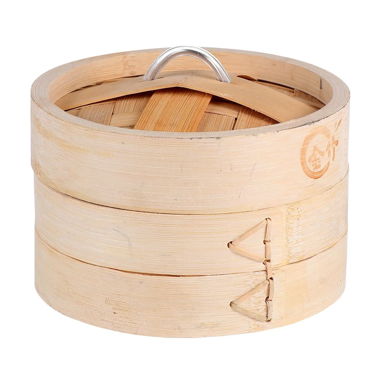

Bamboo Steamer Basket Kitchen Tool for Steaming Rice Eggs Potatoes Corn Multi-functional Household Steamer