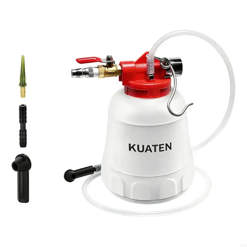 

Пневматическое устройство для замены тормозной жидкости емкостью 1,5 л для быстрого и эффективного ухода за тормозной системой и