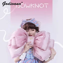 Original Girls Sweet Big Bow Shoulder Bag Fairy Backpack Y2K Women's Crossbody Tote Handbags