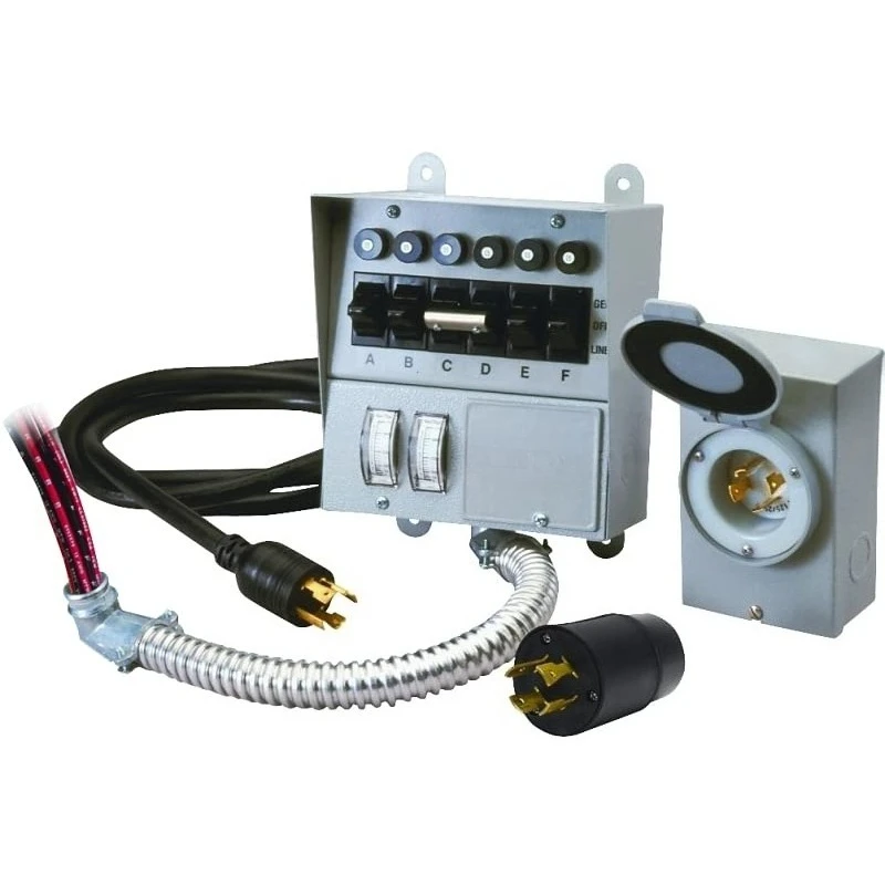 

Reliance 6-Circuit Push Button Switch Kit, Grey, Manual Operation