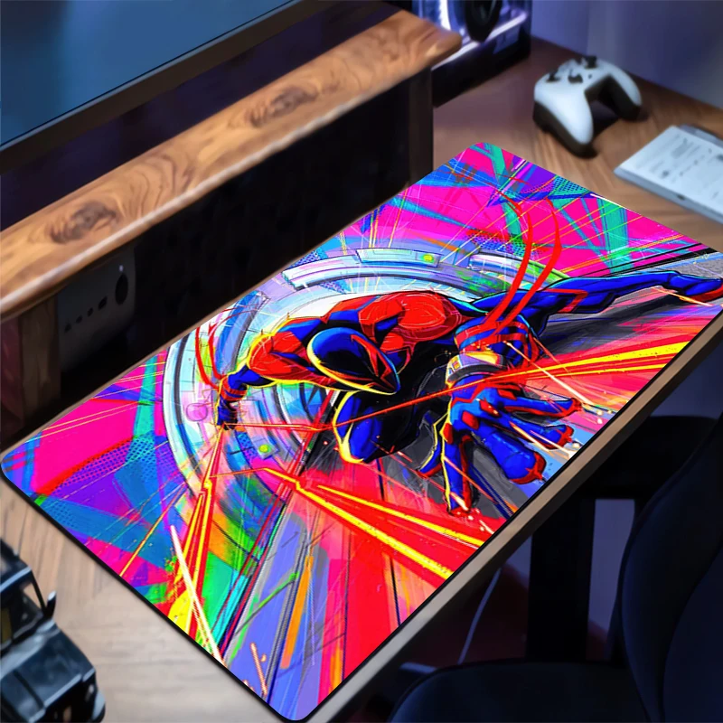 

Mouse Pad M-marvel S-spider Man Desk Mat Anime Play Mat Gaming Mousepad Speed Computer and Office Gamer Cabinet Keyboard Pad
