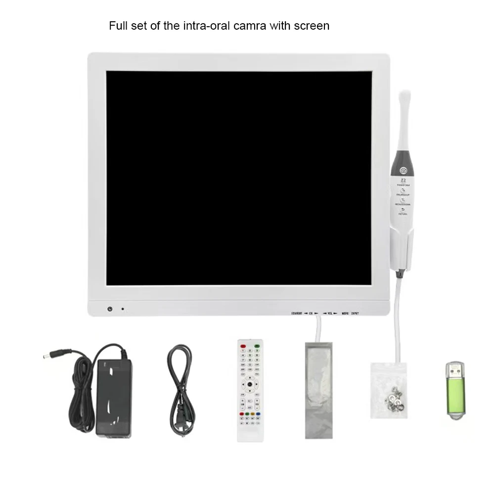 Dental Intraoral Camera with Screen Dental Endoscope for Doctors Teeth Exam Pets Device Dental Inspection Scan for Medical Use