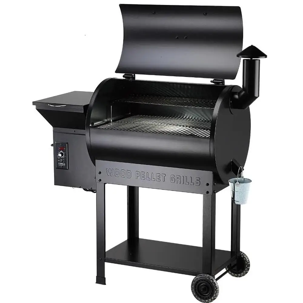 Pellet Smoker Grill PID Control 8-in-1 Smart Temperature BBQ Smoker Grill 700 sq.in Cooking Area Built to Last Pellet Grill