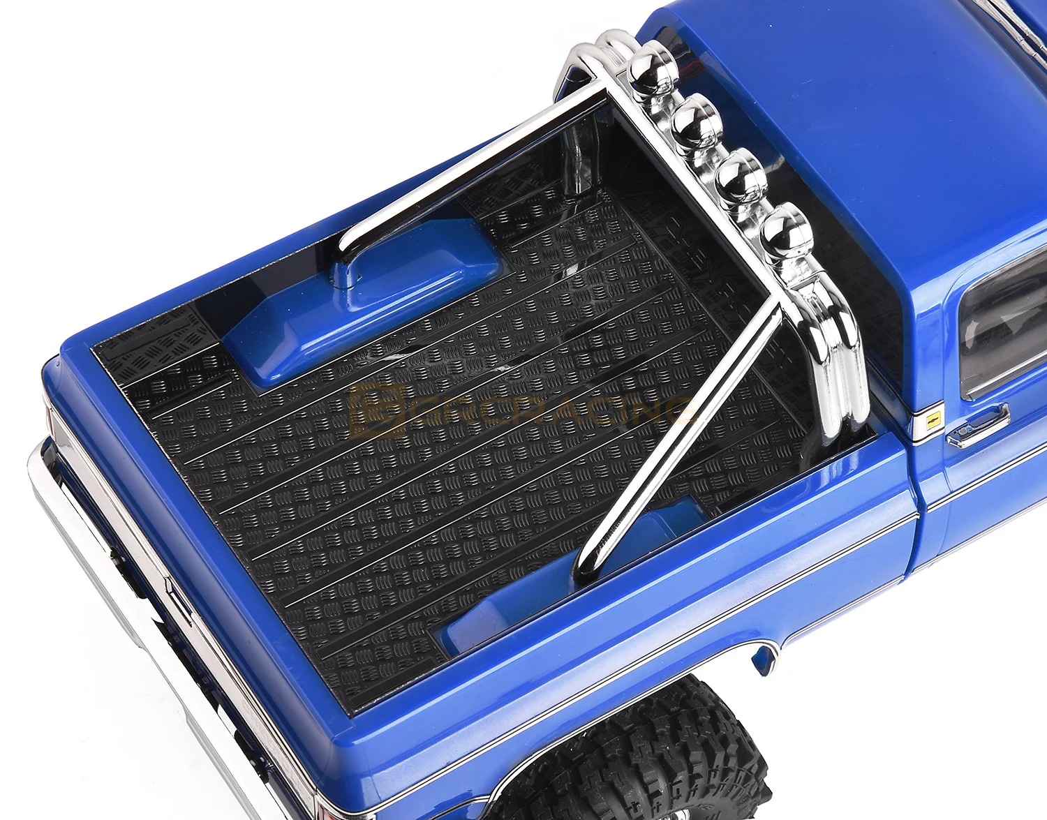 TRX4M Cargo Box en acier inoxydable feuille décorative voiture Shell Protection feuille pour 1/18 RC inoler voiture Traxxas TRX4-M Chevrolet K10