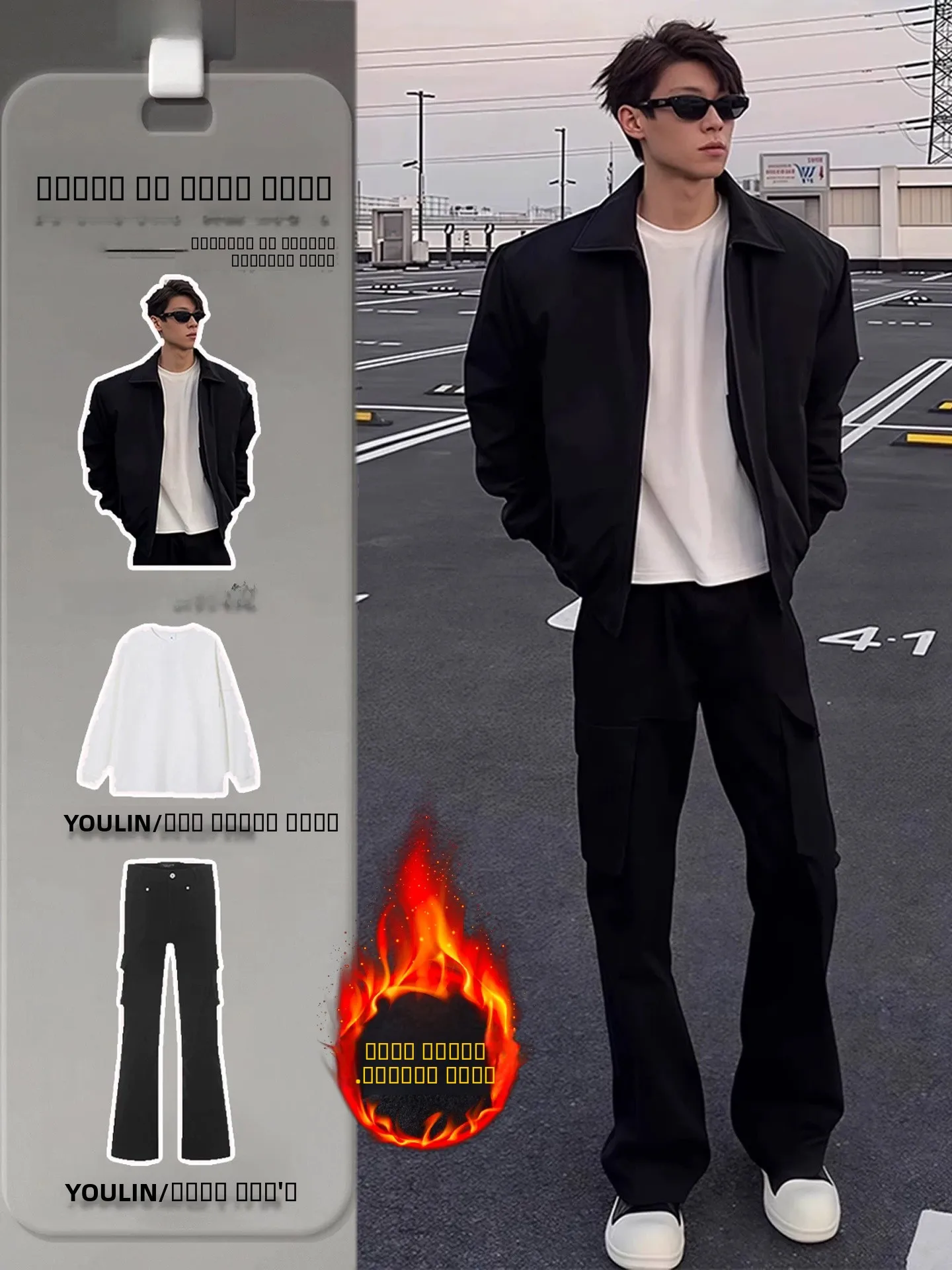 

Американская хлопковая куртка-бомбер для мужчин, зимний комплект с утепленным хлопковым воротником, бейсбольный костюм, пальто