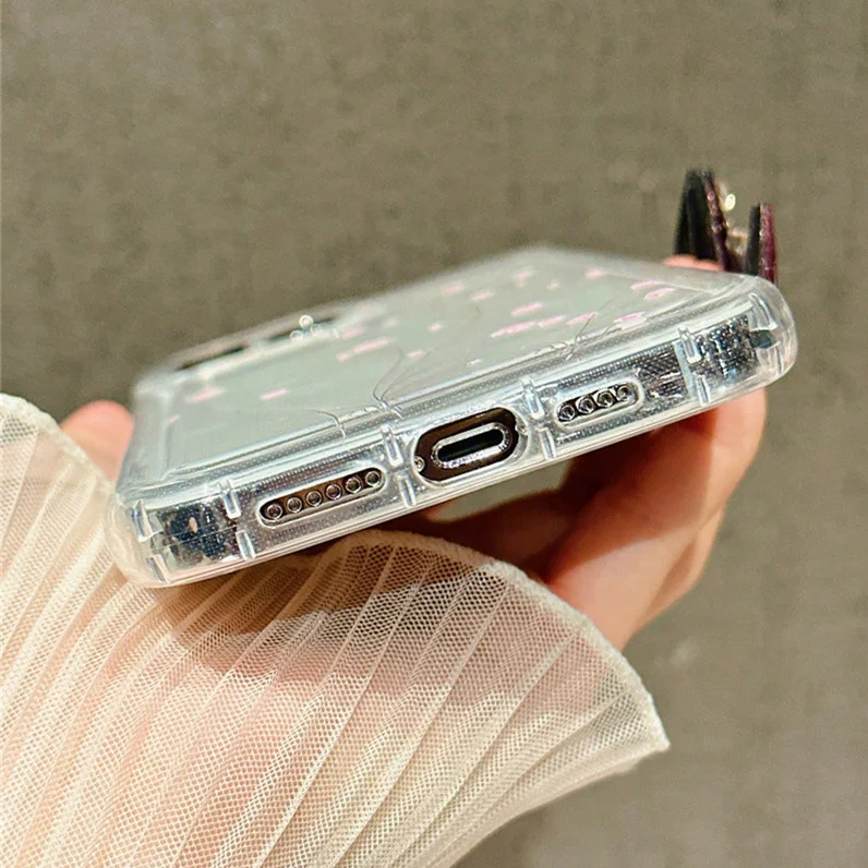 Korean Cute Flower Soft Silicone Case For Xiaomi Redmi Note 13 12 Pro Plus 5G 13 12S 11S 11 10 Redmi 12 4G 13C Transparent Cover