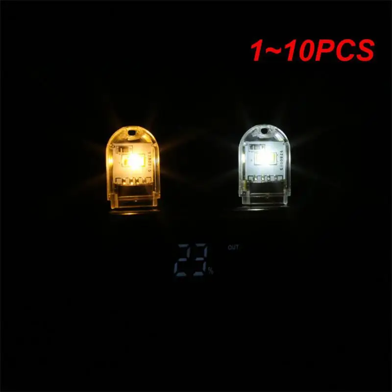 

1~10PCS Mini Portable Led Usb Light 2-24LEDS Book Light Reading Night Light Warm White 5V Power 3000K-7000K For PC Laptop Mobile