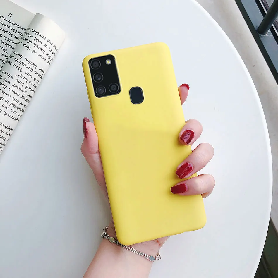 Luxus Fall Für Samsung galaxy A21S A11 A12 A32 A42 A52 A72 5G A10 A21 A21S A31 a41 A51 A71 A50 A70 Funda de Silikon Zurück Abdeckung – Detail 6