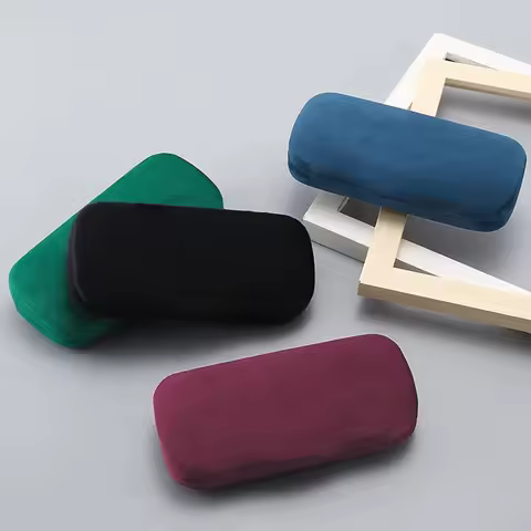Velvet Metal Hard Shell Glasses Case Anti-Scratch Eyewear Storage Box Eyeglass Case Glasses Protector