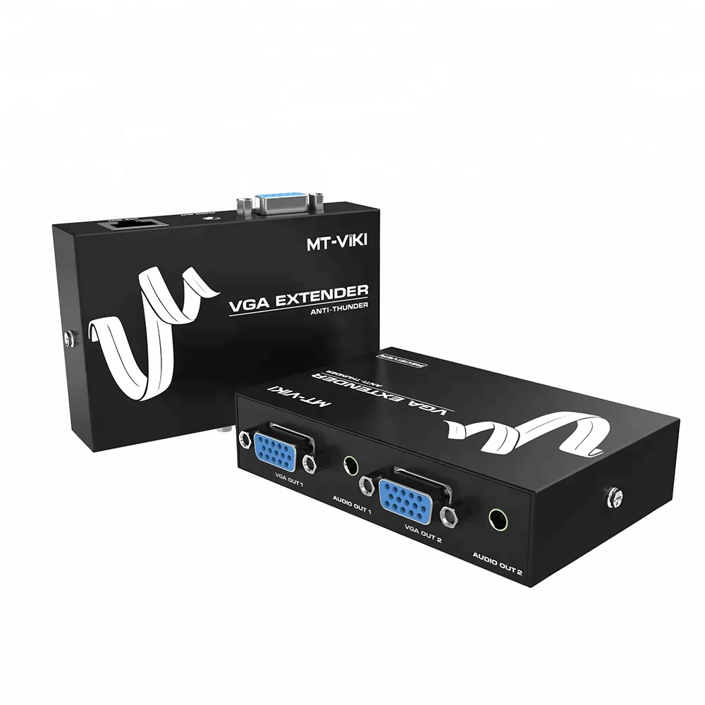 MT-50T 50m VGA Extender Over Cat5e Cat6 Ethernet LAN 1080p