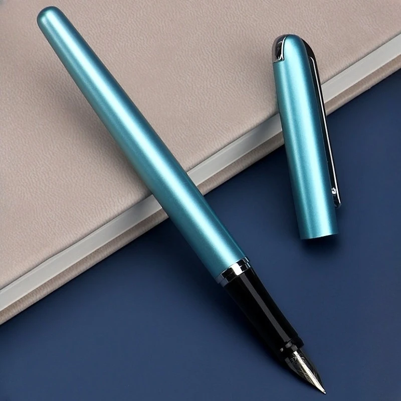 

Green Metal Fountain Pen Steel Flex High Elasticity Pen Tips Teacher Stationery Office Supplies Pens for Writing Back To School