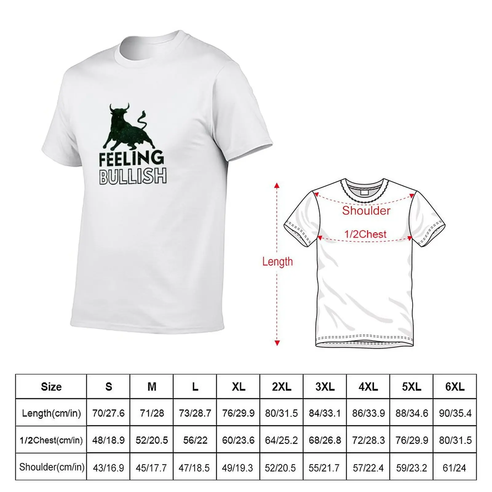 Feeling Bullish Day trader gift| Stock market, forex, options, crypto mug and day traders’ gift| Bull market| Wall Stree T-Shirt