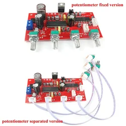 UPC1892 HIFI Stereo Preamp Amplifier Volume Tone Control JRC2150 BBE Sound Adjustment Preamplifier Treble Balance Bass Board